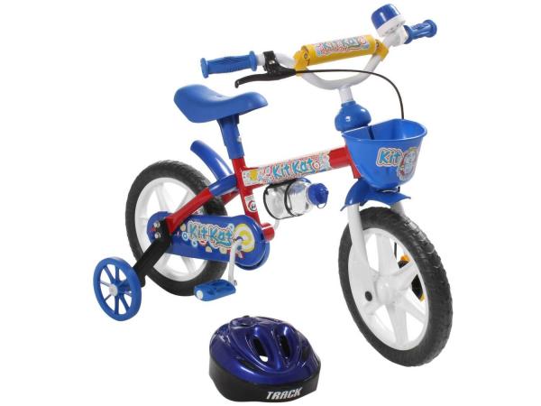 Bicicleta Infantil Aro 12 Track Bikes Kit Kat B - com Rodinhas Con Cesta