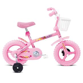 Bicicleta Infantil Aro 12 Verden Fofys - Rosa