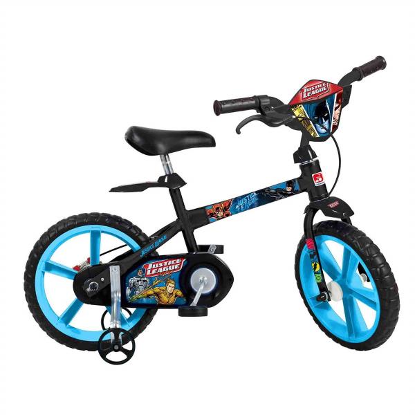 Bicicleta Infantil Aro 14 Liga da Justiça Bandeirante
