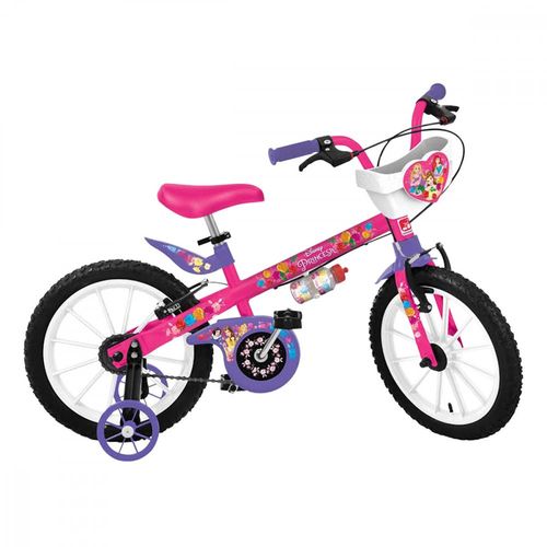 Bicicleta Infantil Aro 16 Bandeirante 2399 Princesas Disney