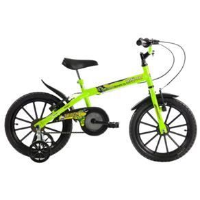 Bicicleta Infantil Aro 16 Dino Amarelo Neon Masculina Track