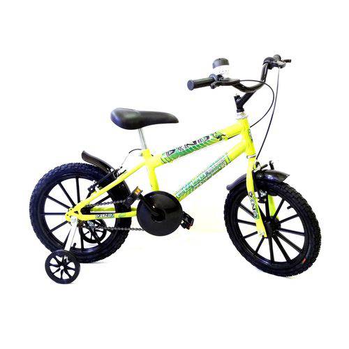 Tudo sobre 'Bicicleta Infantil Aro 16 Dino Verde Limão/Preto - Ello Bike'