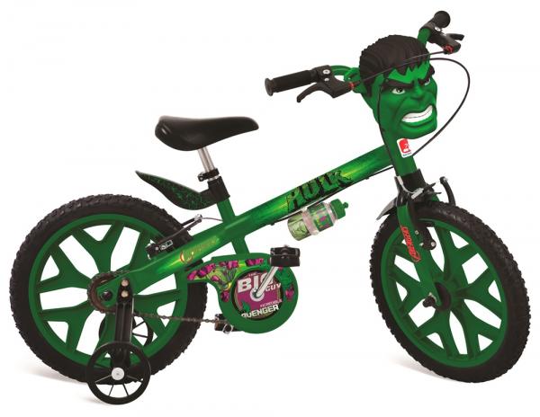 Bicicleta Infantil Aro 16 Hulk 2422 - Bandeirante
