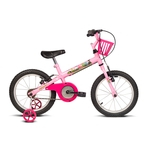Bicicleta Infantil Aro 16 Kids Rosa