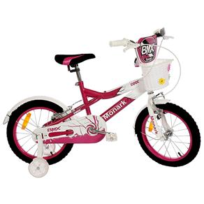 Bicicleta Infantil Aro 16 Monark MBX Ranger 530704 - Rosa/ Branca