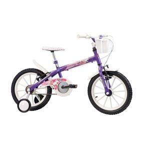 Bicicleta Infantil Aro 16 Monny Feminina Lilas Track