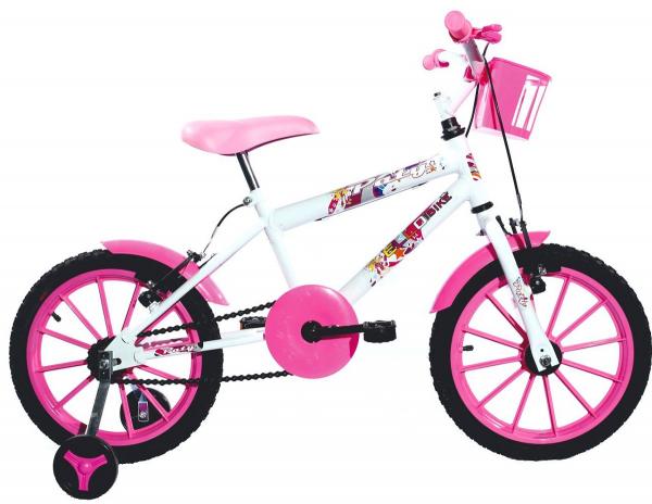 Tudo sobre 'Bicicleta Infantil Aro 16 Paty Branca/Pink - Ello Bike'