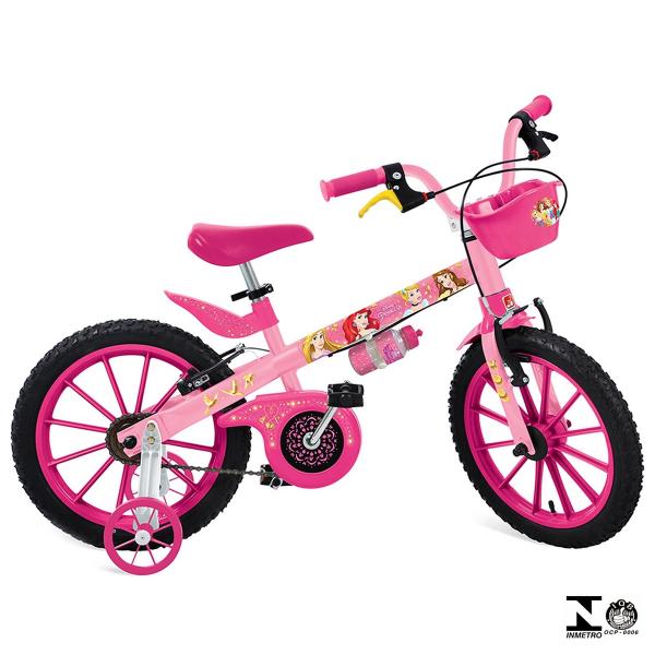 Bicicleta Infantil Aro 16 Princesas Disney 2198 Bandeirante