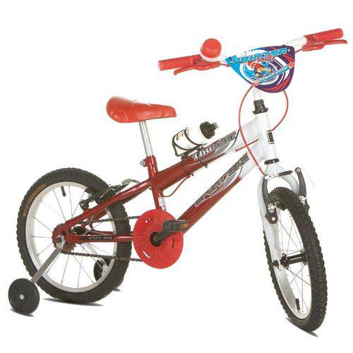 Tudo sobre 'Bicicleta Infantil Aro 16 Sport Bike Thunder Vermelha/Branca'