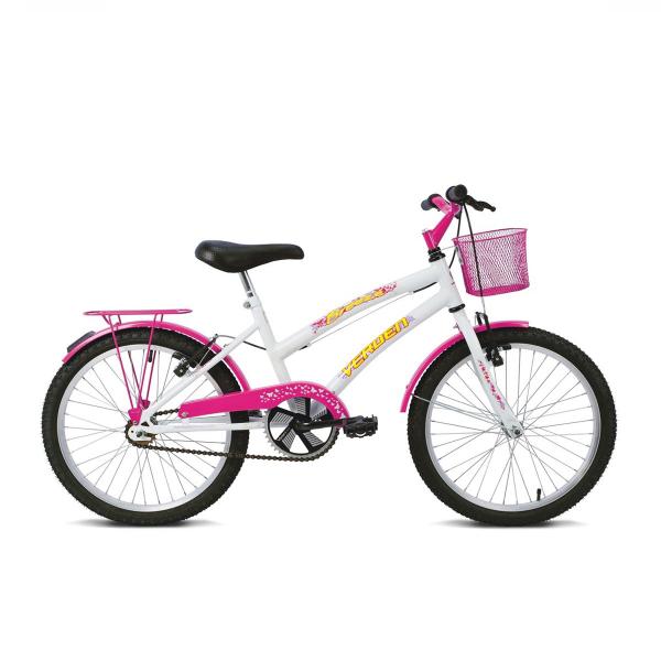 Bicicleta Infantil Aro 16 Verden Bikes Breeze - Branca e Pink
