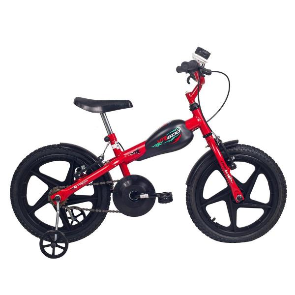 Bicicleta Infantil Aro 16 Verden Bikes Vr 600 Vermelha e Preta