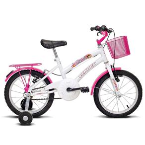 Bicicleta Infantil Aro 16 Verden Breeze - Branco e Pink