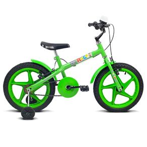 Bicicleta Infantil Aro 16 Verden Rock - Preta e Verde