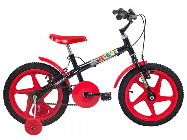 Tudo sobre 'Bicicleta Infantil Aro 16 Verden Rock Vermelho - com Rodinhas Freio V-Brake'