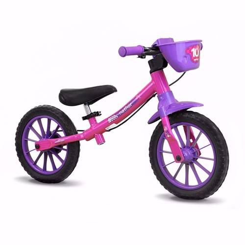 Bicicleta Infantil Balance Nathor Feminina