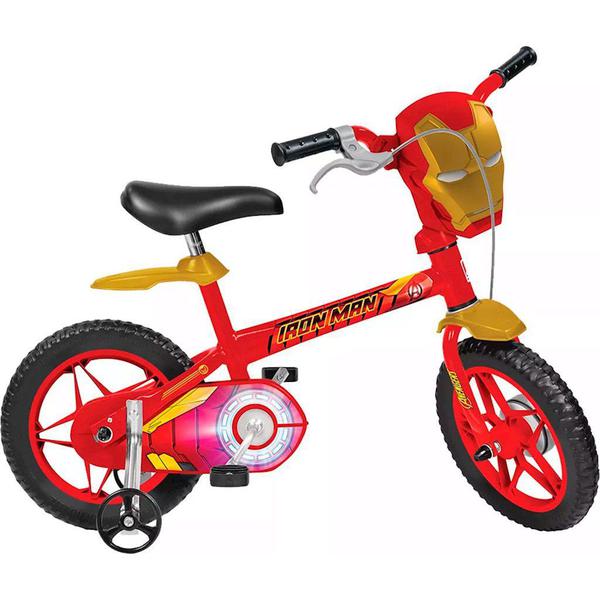 Bicicleta Infantil Bandeirante Aro 12" - Vingadores Homem de Ferro