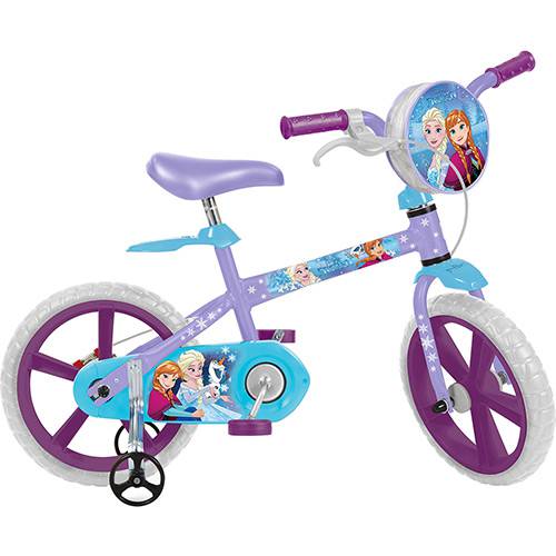 Tamanhos, Medidas e Dimensões do produto Bicicleta Infantil Bandeirante Frozen Disney Aro 14