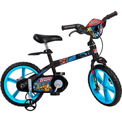 Bicicleta Infantil Bandeirante Liga da Justiça Aro 14