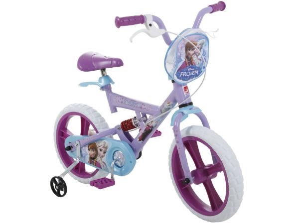 Bicicleta Infantil Bandeirante X-Bike Frozen - Aro 14 Freio Tambor
