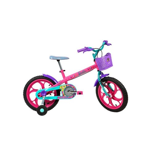 Bicicleta Infantil Barbie Aro 16 Caloi