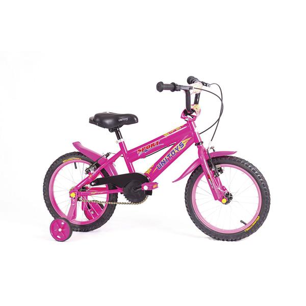 Bicicleta Infantil Bike Cross Aro 16 com Rodinhas Feminina - Unitoys