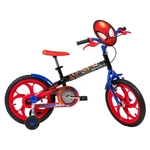 Bicicleta Infantil Caloi Aro 16 Spider Man com Rodinhas