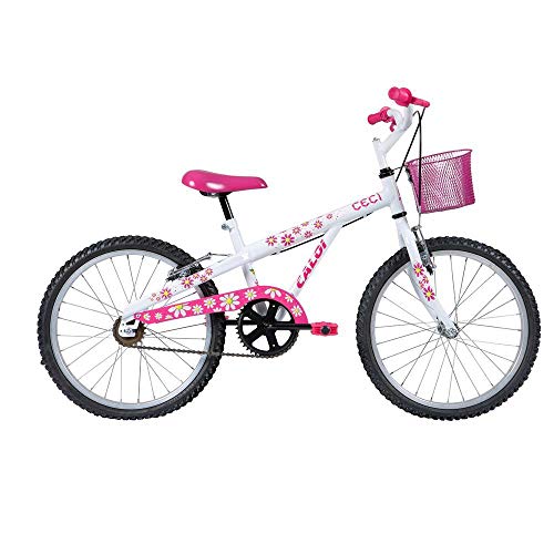 Bicicleta Infantil Caloi Barbie Aro 20 - Branco