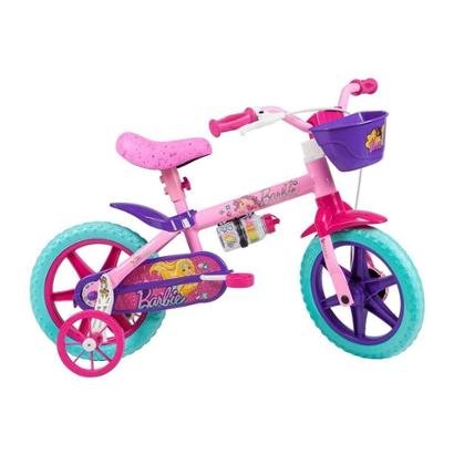 Bicicleta Infantil Caloi Barbie Aro 12