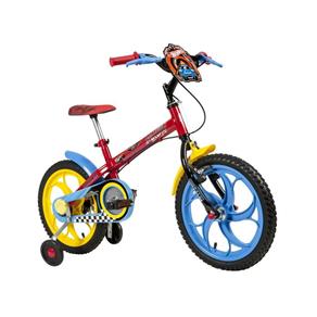 Bicicleta Infantil Caloi Hot Wheels Aro 16 - Vermelho
