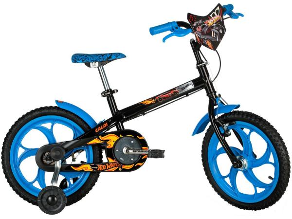 Bicicleta Infantil Caloi Kids Hot Wheels Aro 16 - Freio Cantilever/Tambor
