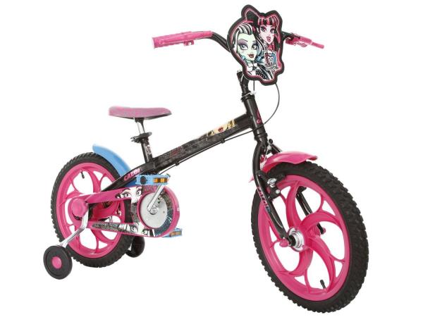 Tudo sobre 'Bicicleta Infantil Caloi Monster High Aro 16 - Freio Cantilever/Tambor'