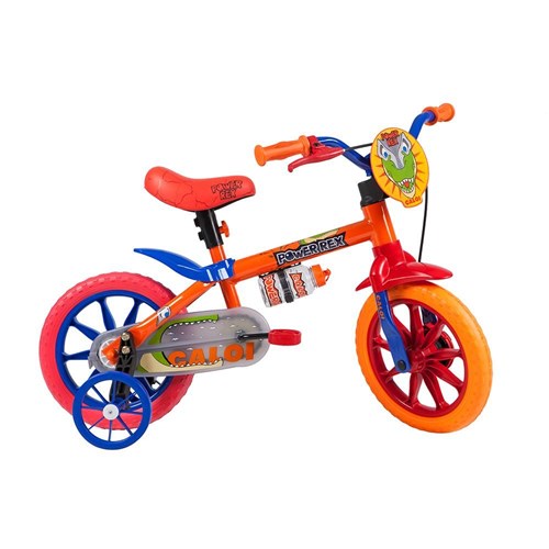 Bicicleta Infantil Caloi Power Rex Aro 12 Laranja