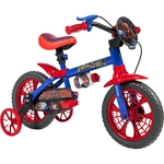 Bicicleta Infantil Caloi Spider Man T9r12v1 Aro 12" - Azul