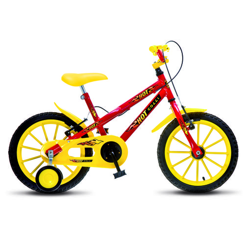 Bicicleta Infantil Colli Hot Aro 16 Masc Amarelo 102.01