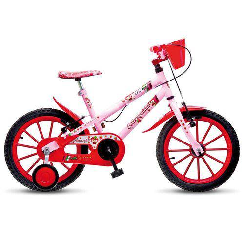 Tudo sobre 'Bicicleta Infantil Colli Moranguinho Aro 16 com Freio V-Brake e Cestinha Rosa'