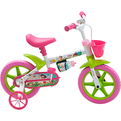 Bicicleta Infantil com Rodinhas Dream Feminina Aro 12 Brink+