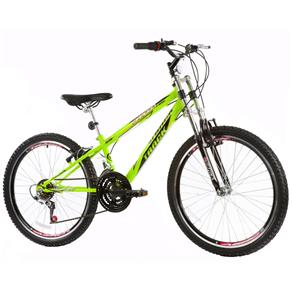 Bicicleta Infantil Dragon Fire Aro 24 18 Marchas Track Bikes - Amarelo - Selecione=Amarelo