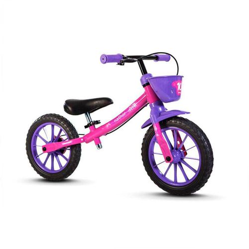 Bicicleta Infantil Feminina Aro 12 Balance Bike Aro 12