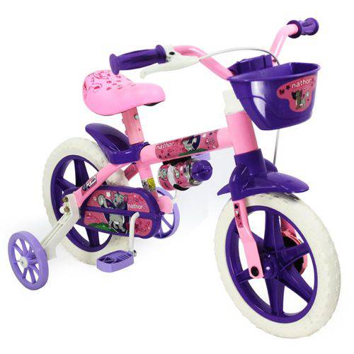 Tudo sobre 'Bicicleta Infantil Feminino Aro 12 CAT com Rodinha'