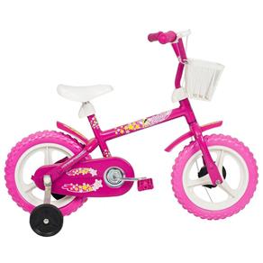 Bicicleta Infantil Fofys Aro 12 Pink e Branco 10341 Verden Bikes