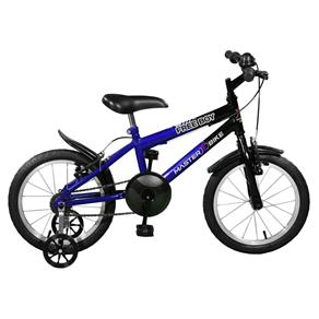 Tudo sobre 'Bicicleta Infantil Free Boy Aro 16 Master Bike Azul e Preto'