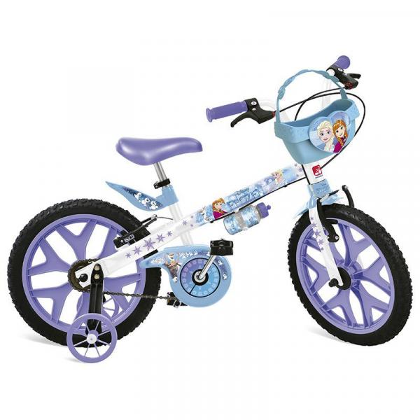 Bicicleta Infantil Frozen Disney Aro 16 Cestinha - Bandeirante