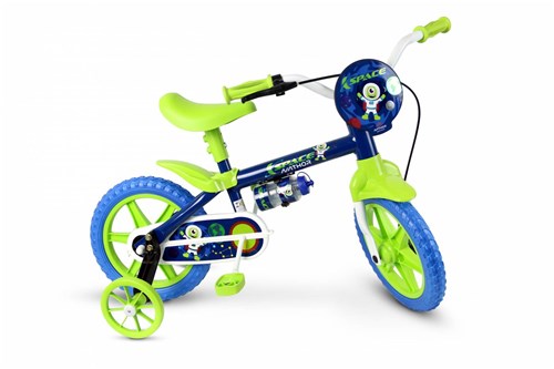 Bicicleta Infantil Masculina Aro 12 com Rodinhas Nathor