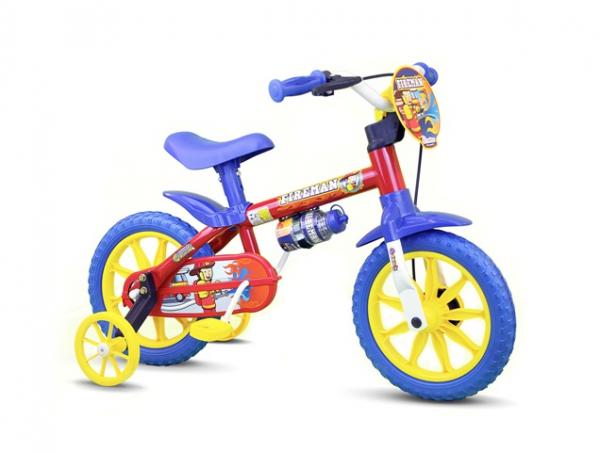 Bicicleta Infantil Masculino Aro 12 Fireman - Nathor