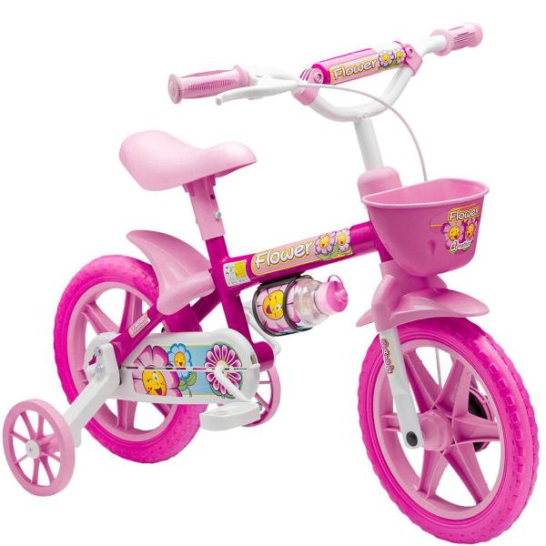 Bicicleta Infantil Menina Criança 3 a 5 Anos Aro 12 Nathor
