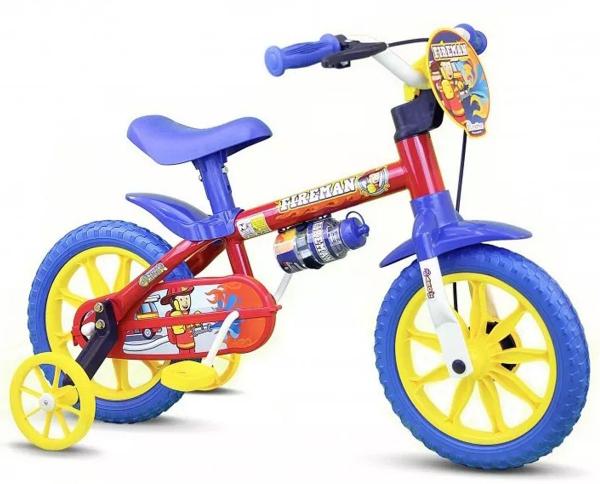 Bicicleta Infantil Menino Criança 3 a 5 Anos Aro 12 Nathor