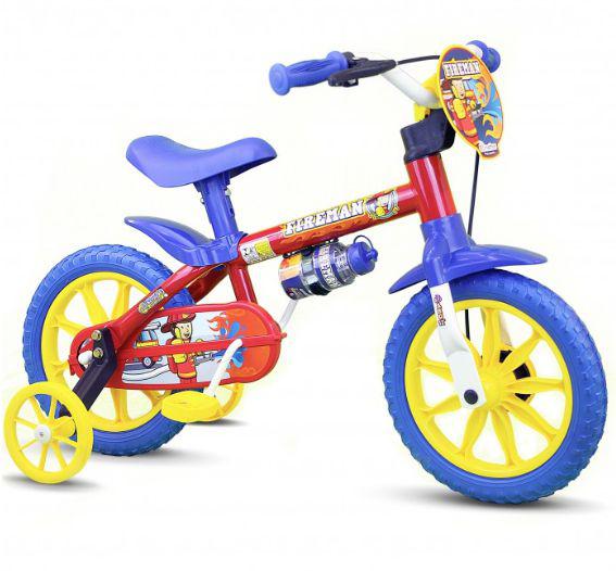 Bicicleta Infantil Nathor Aro 12 - Fireman