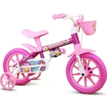 Bicicleta Infantil Nathor Aro 12" - Flower