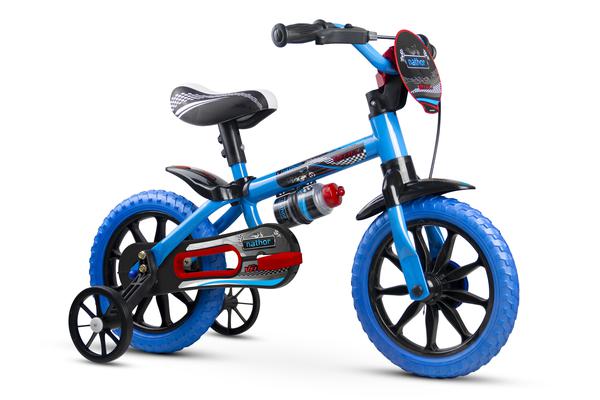 Bicicleta Infantil Nathor Aro 12 Menino Veloz de 3 a 5 Anos