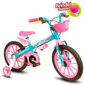 Bicicleta Infantil Nathor Aro 16 Feminina Candy